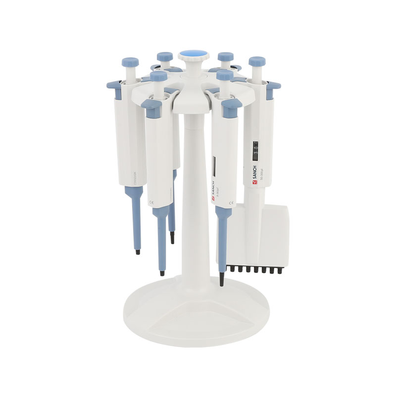 Round pipette rack