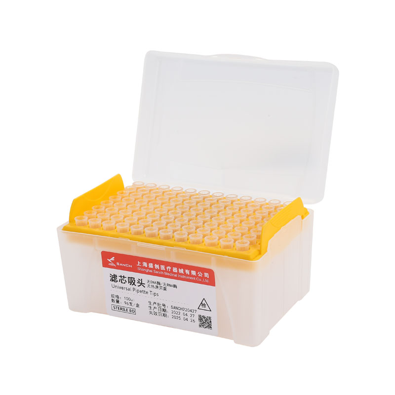 100ul Universal sterile pipette filter tips